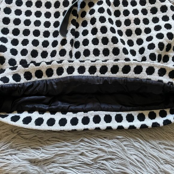 Girls Black and White Polkadot Dress - Picture 5 of 7